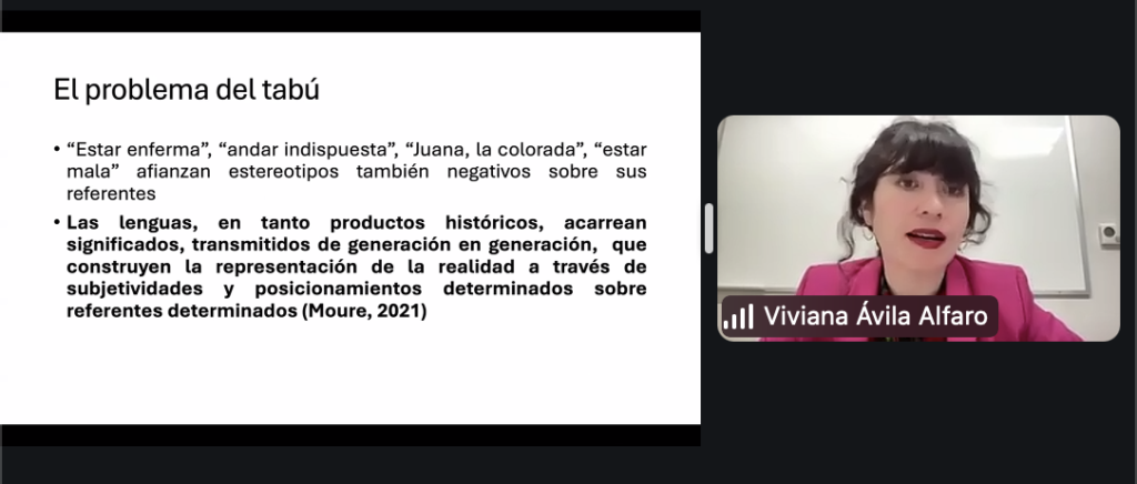 Sesión 52. El tabú menstrual desde la lingüística